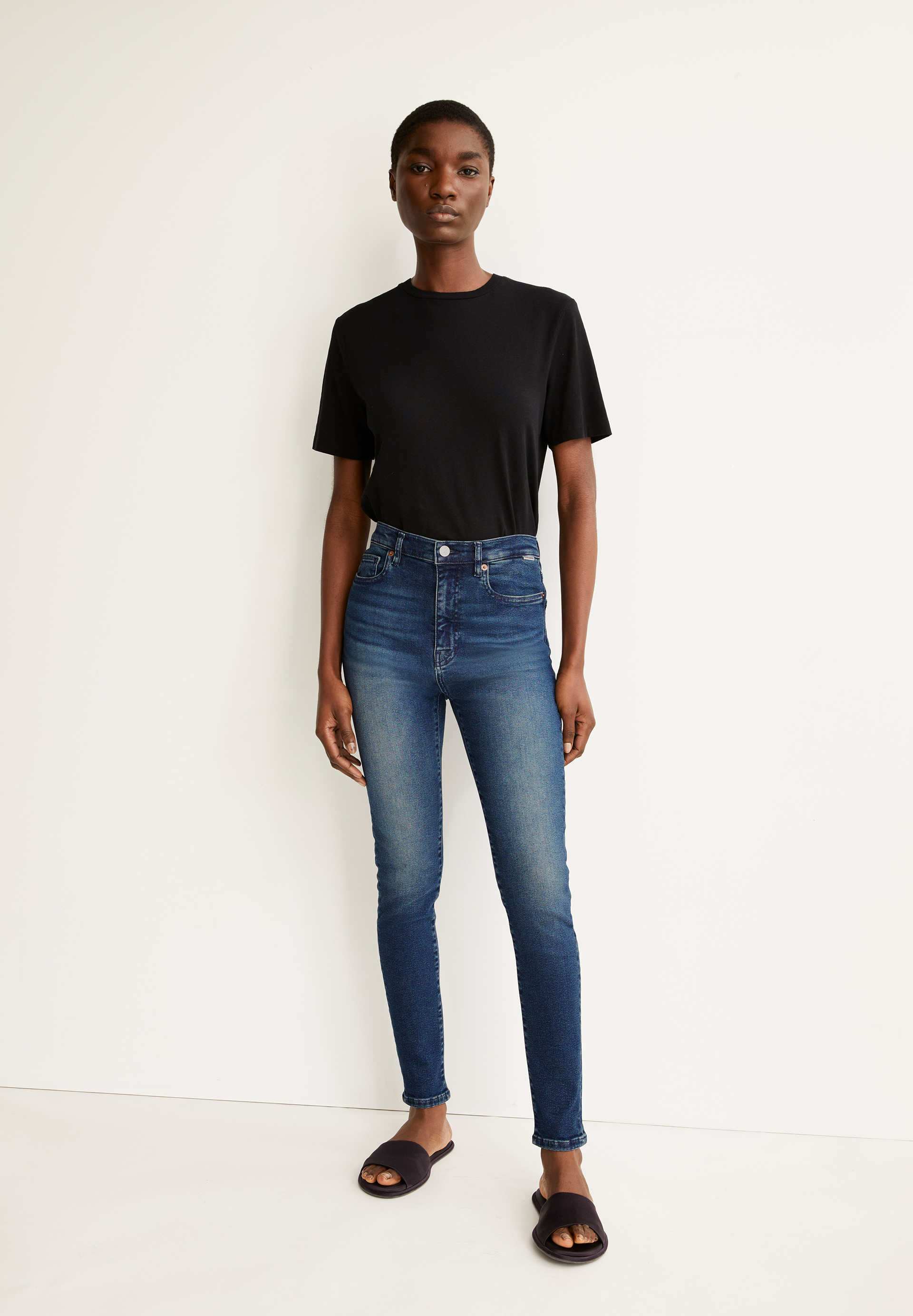 INGAA Skinny Jeans High Waist Organic Cotton Mix X-Stretch