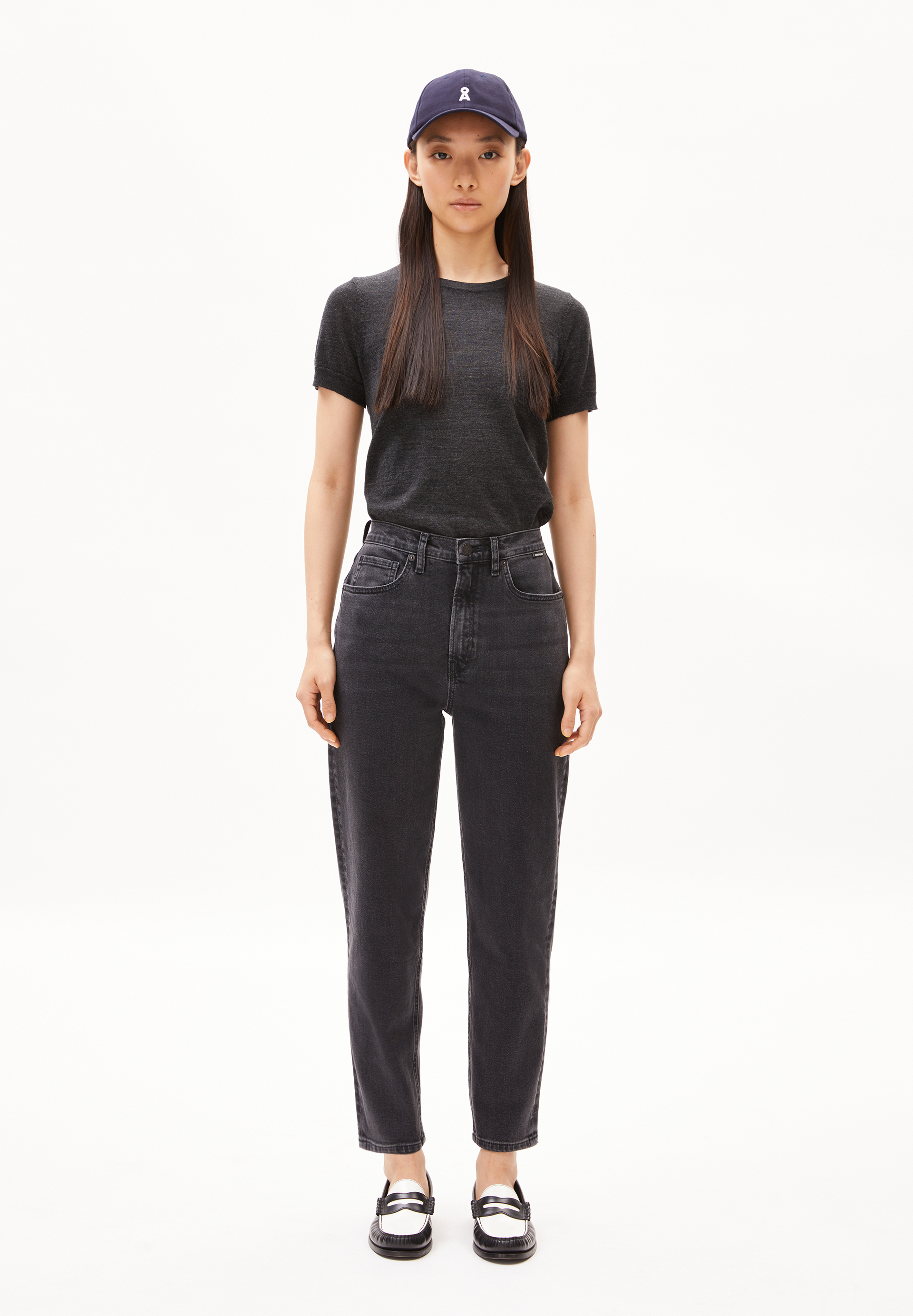 MAIRAA Mom Jeans recycled Cotton Mix Comfort Stretch