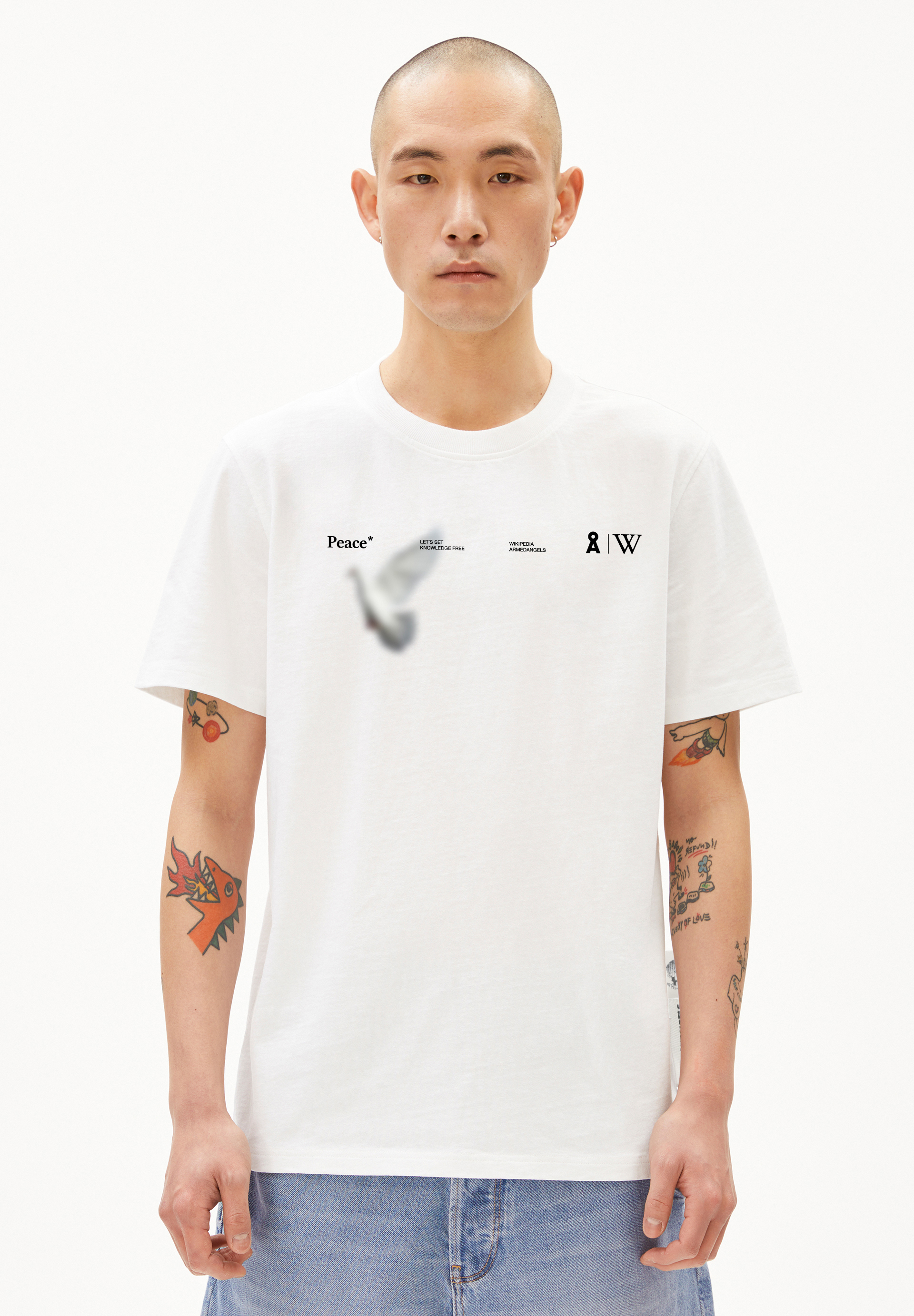 MAARKOS WIKIPEDIA Heavyweight T-Shirt made of recycled Cotton