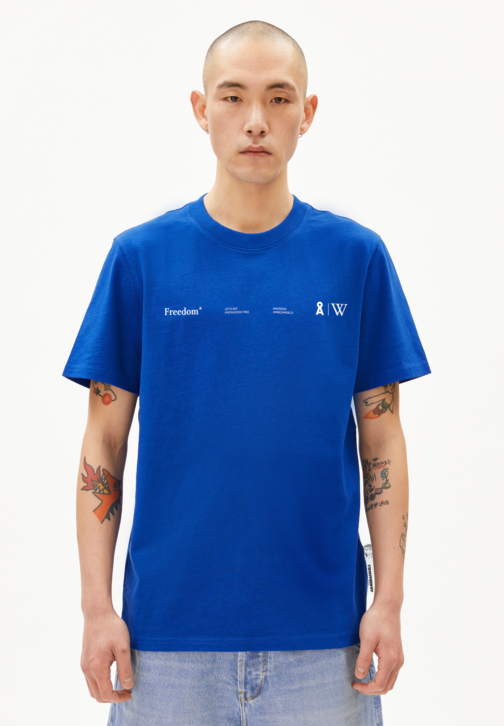MAARKOS WIKIPEDIA Heavyweight T-Shirt made of recycled Cotton