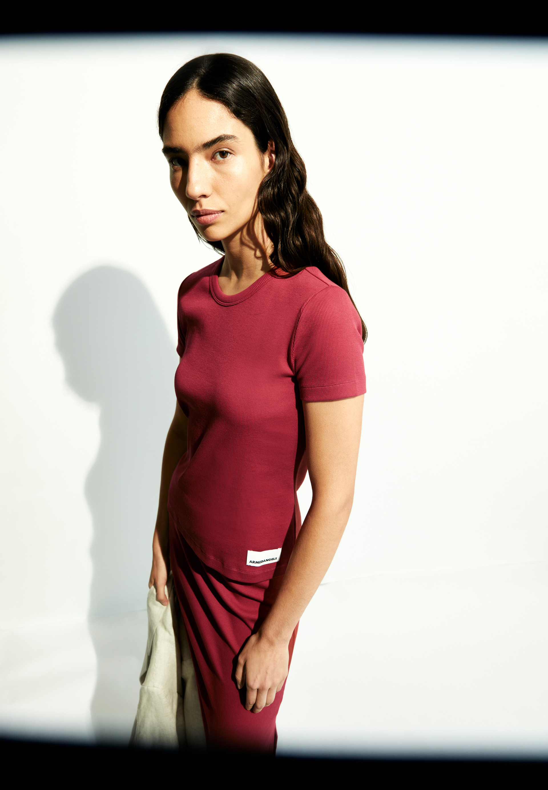 KARDAA Rib-T-Shirt made of Organic Cotton Mix