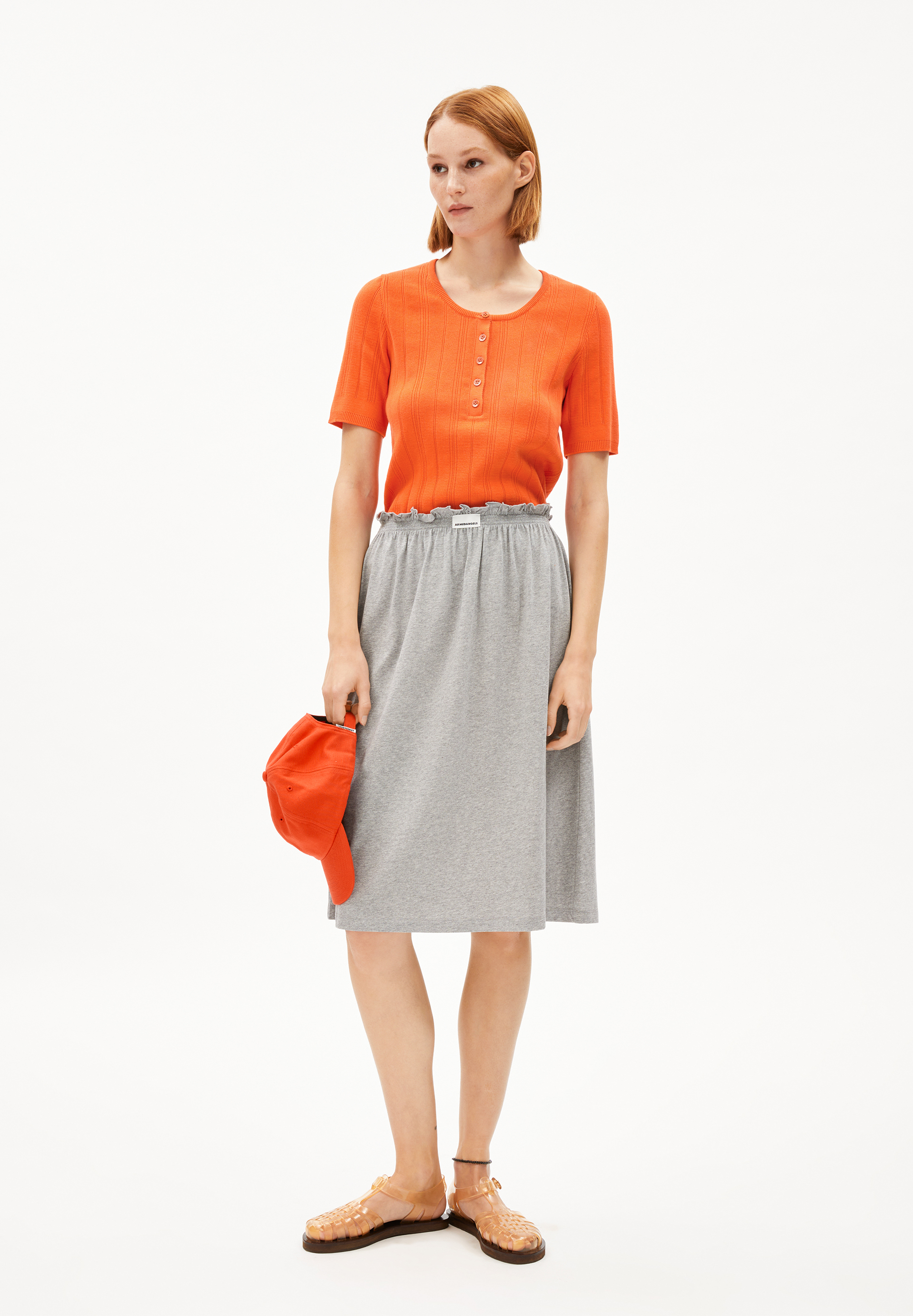 CRISPINAA CREPE Knit Shirt made of Organic Cotton